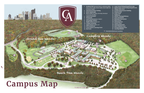 CA Campus Map